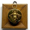 Wooden Frame with Grande Bee on Compass (3.75