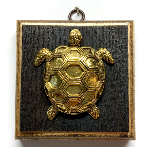 Bourbon Barrel Frame with Turtle (4