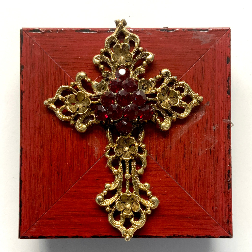 Modern Lacquered Frame with Cross (3” wide)