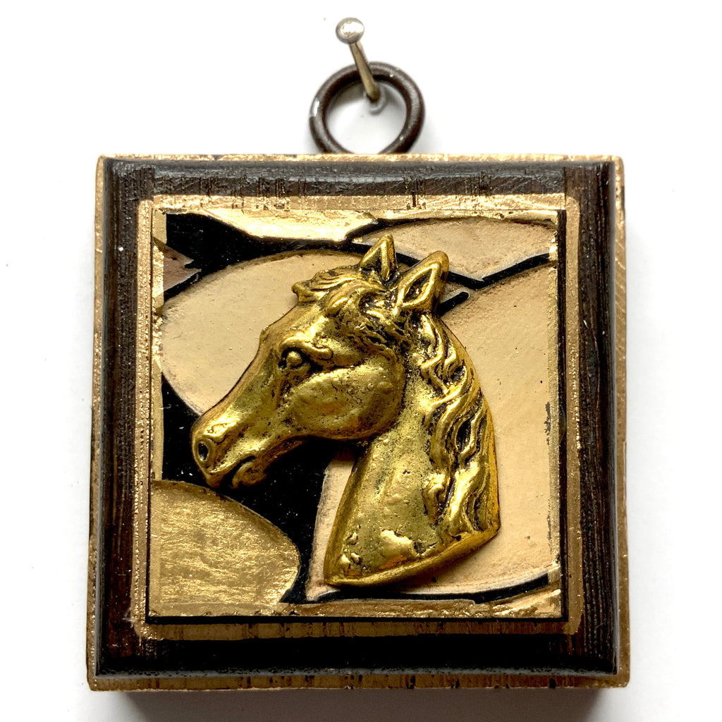Wooden Frame with Horse on Coromandel (2.5