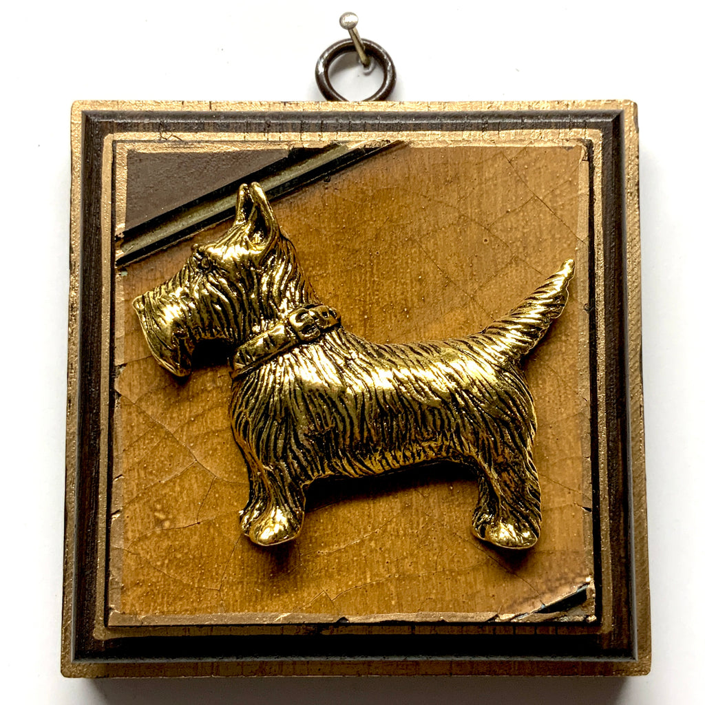 Wooden Frame with Terrier on Coromandel (4