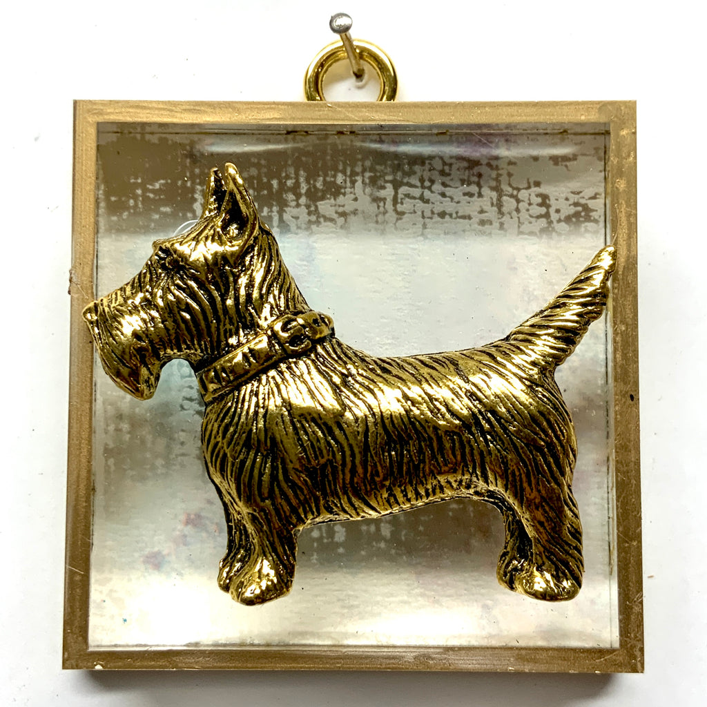 Acrylic Frame with Terrier / Slight Imperfections (3