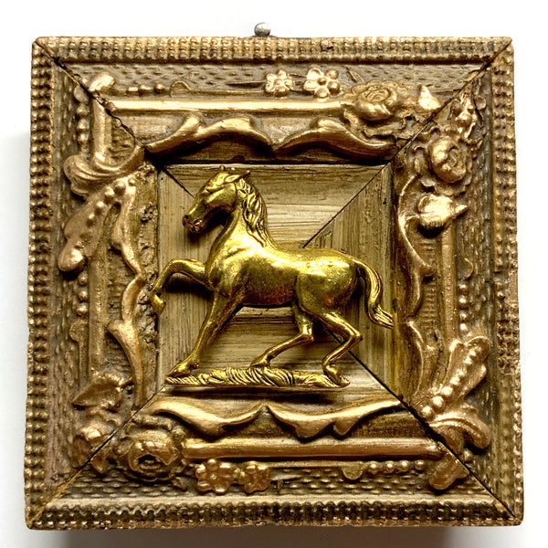 Wooden Frame with Horse (3.75
