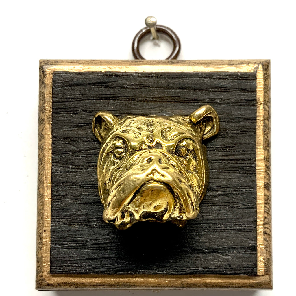 Bourbon Barrel Frame with Bulldog (2.25