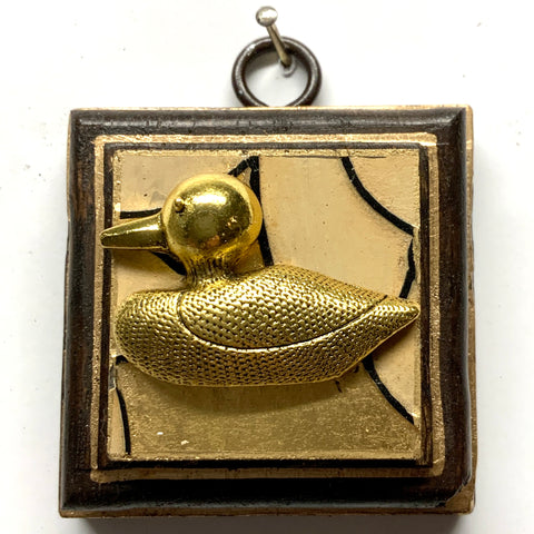 Wooden Frame with Duck on Coromandel (2.5