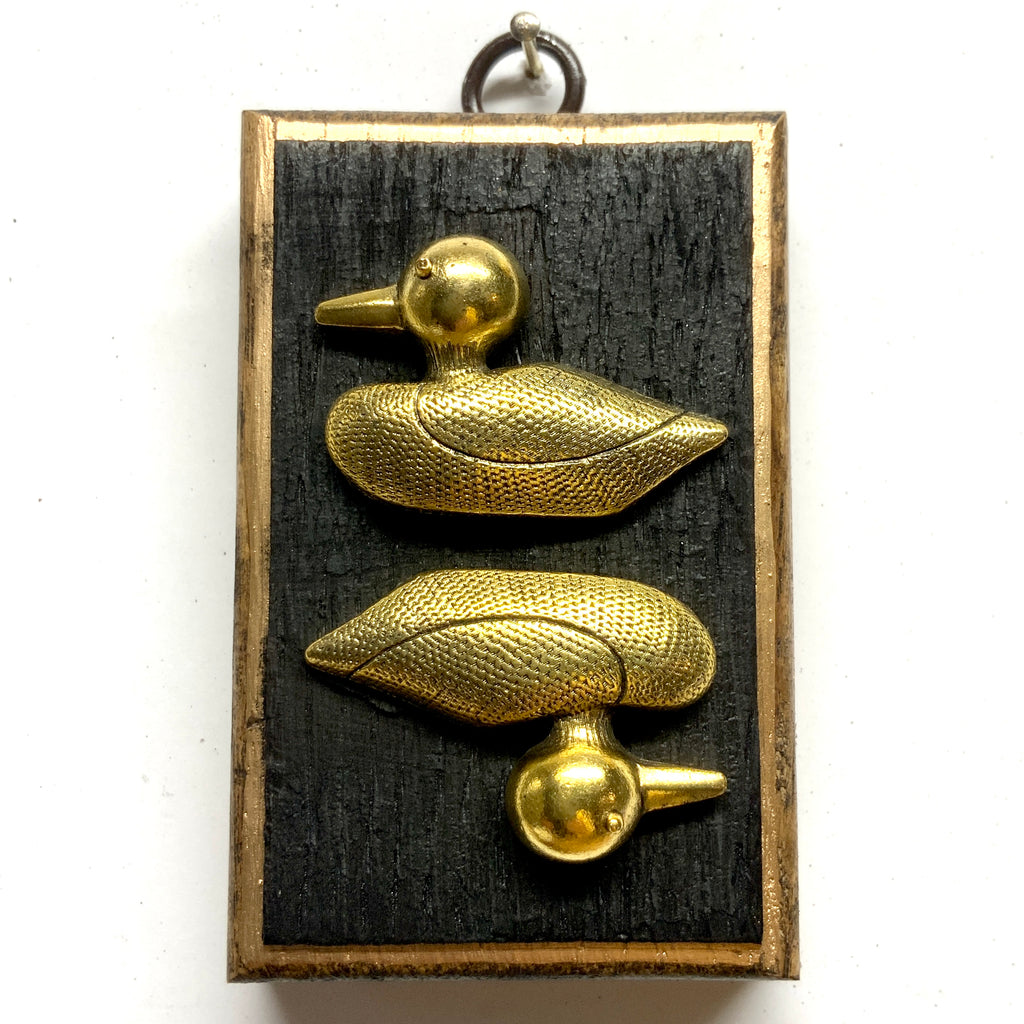 Bourbon Barrel Frame with Ducks (2.5