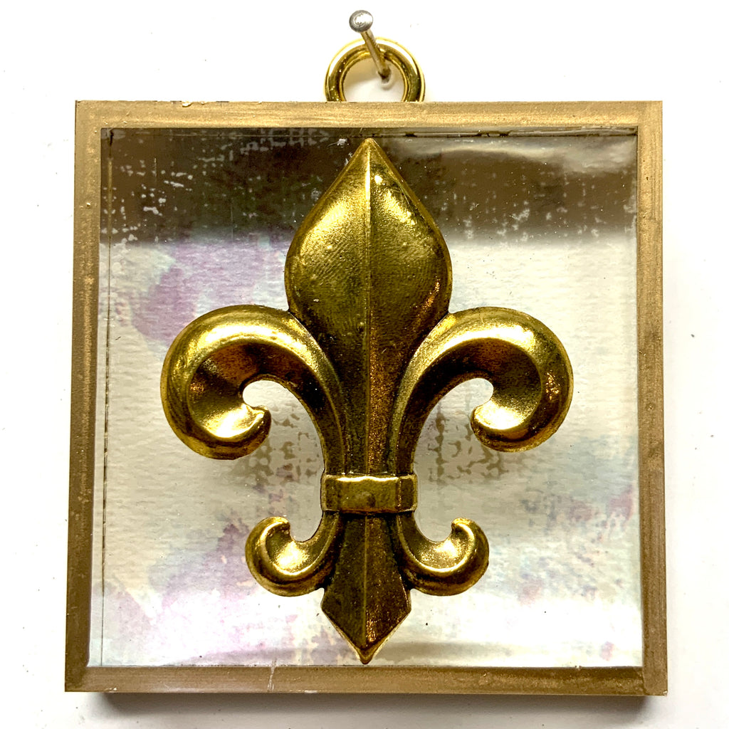 Acrylic Frame with Fleur-de-lis / Slight Imperfections (3