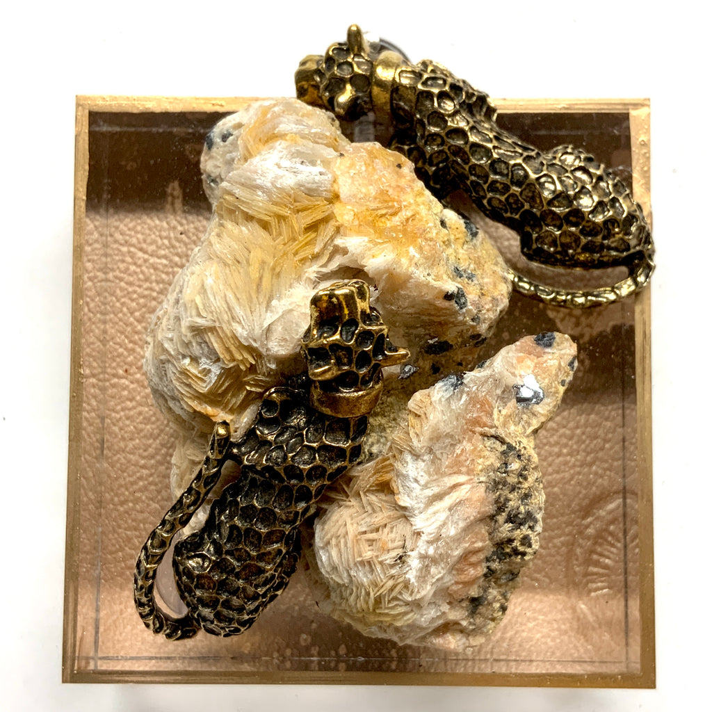 Acrylic Frame with Leopards on Stone / Slight Imperfections (3