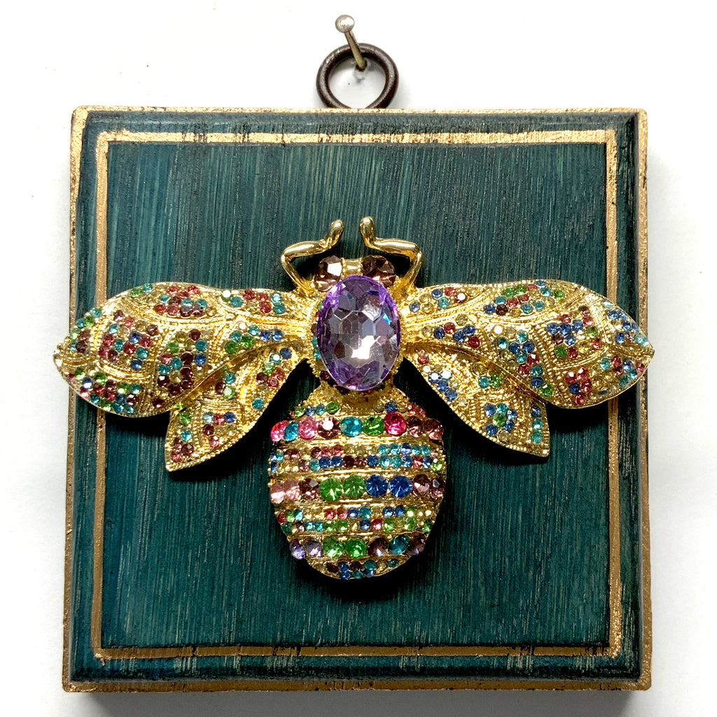 Painted Frame with Sparkle Bee (4