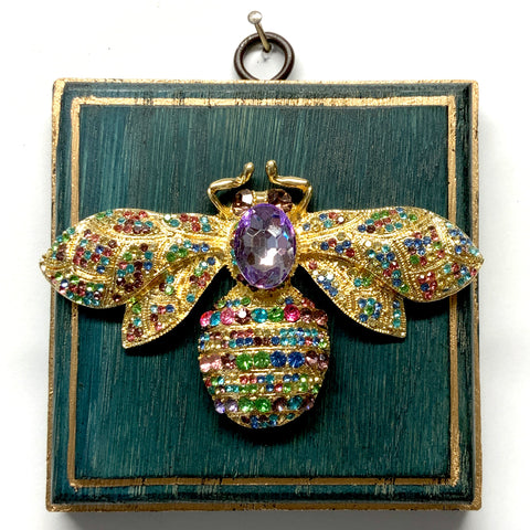 Painted Frame with Sparkle Bee (4