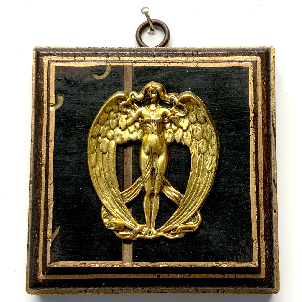 Wooden Frame with Angel on Coromandel (4