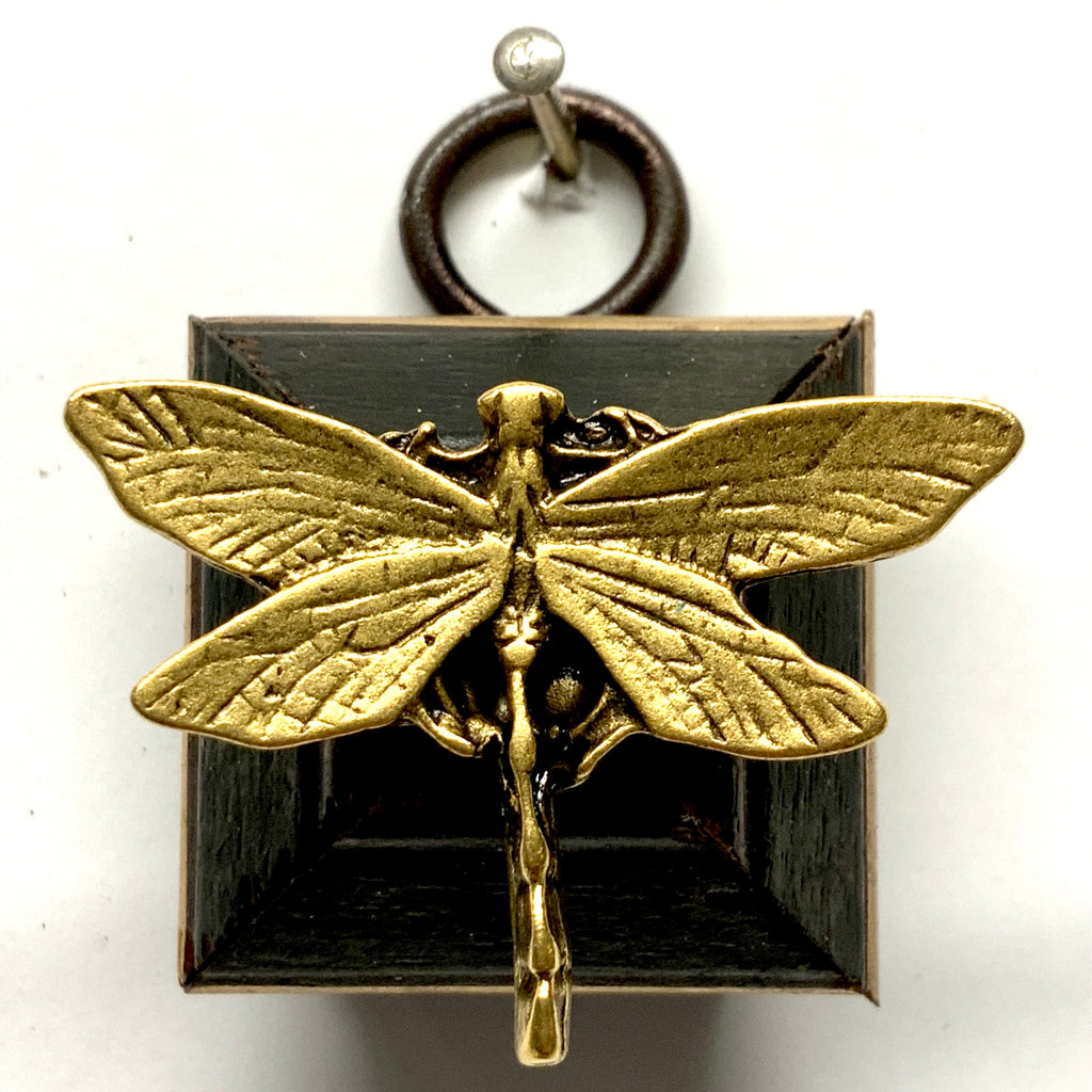 Wooden Frame with Dragonfly (1.25
