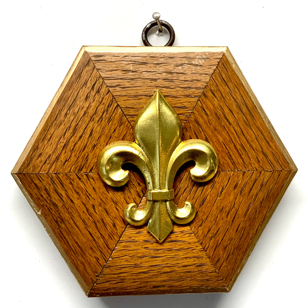 Wooden Frame with Fleur-de-lis (4.75