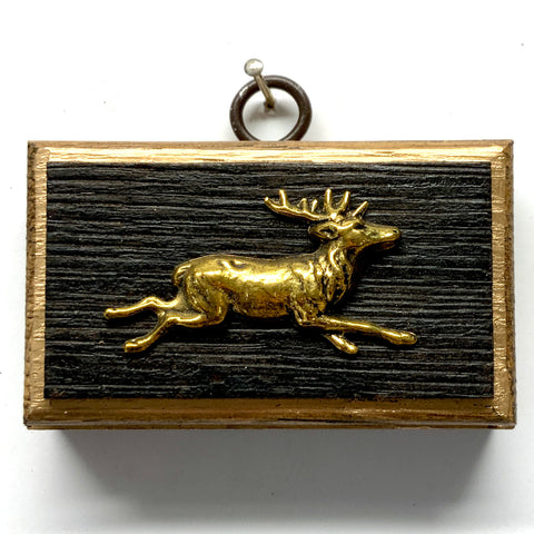 Bourbon Barrel Frame with Stag (3.25