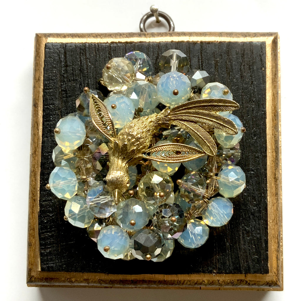 Bourbon Barrel Frame with Bird on Necklace (4