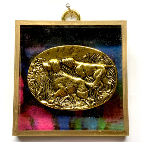 Acrylic Frame with Sporting Dogs / Slight Imperfections (3