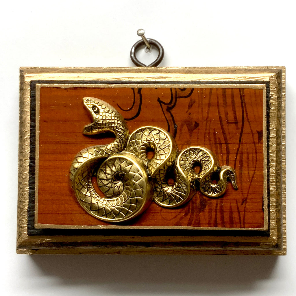 Bourbon Barrel Frame with Snake on Coromandel (4.5