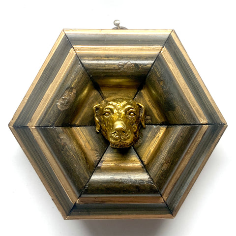 Wooden Frame with Dog (4.25