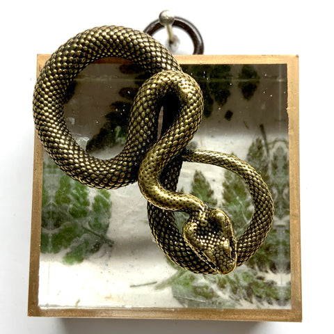 Acrylic Frame with Snake on Mulberry Paper / Slight Imperfections (2