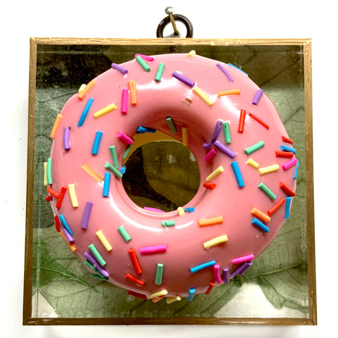 Acrylic Frame with Doughnut on Mulberry Paper / Slight Imperfections (4