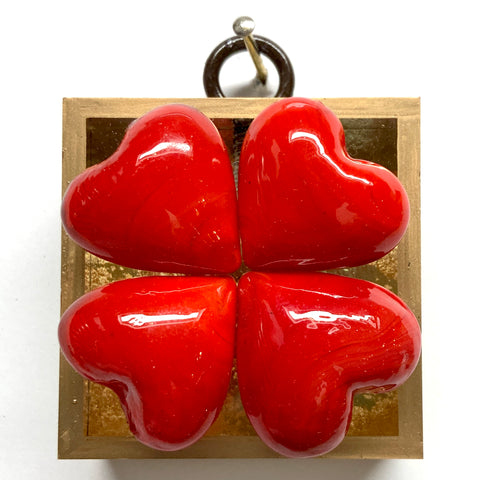 Acrylic Frame with Hearts / Slight Imperfections (2