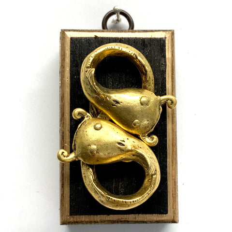 Bourbon Barrel Frame with Fish (2