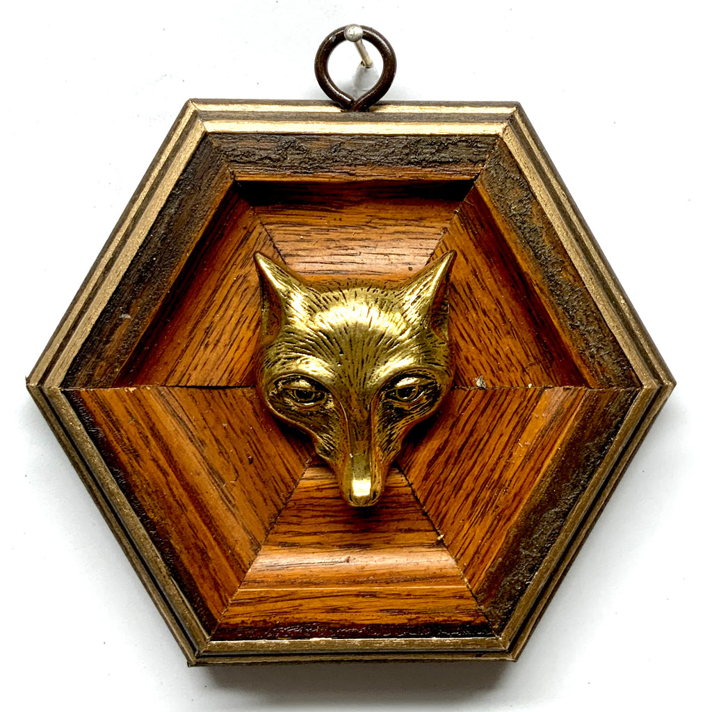 Wooden Frame with Fox (4.75
