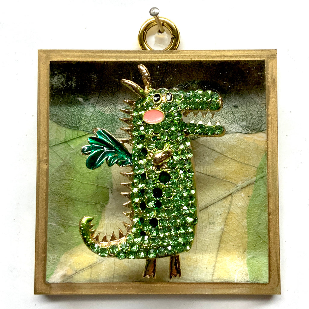 Acrylic Frame with Dragon on Mulberry Paper / Slight Imperfections (3