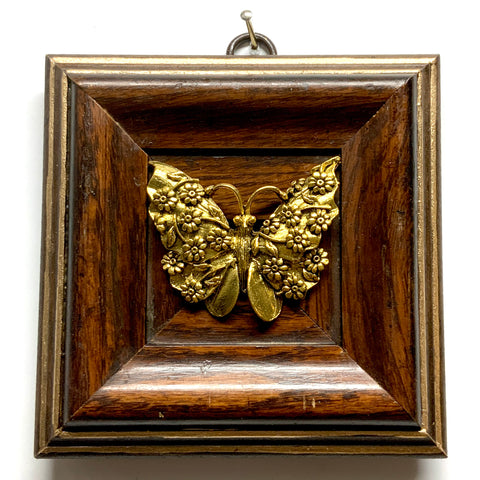 Wooden Frame with Butterfly (4.5