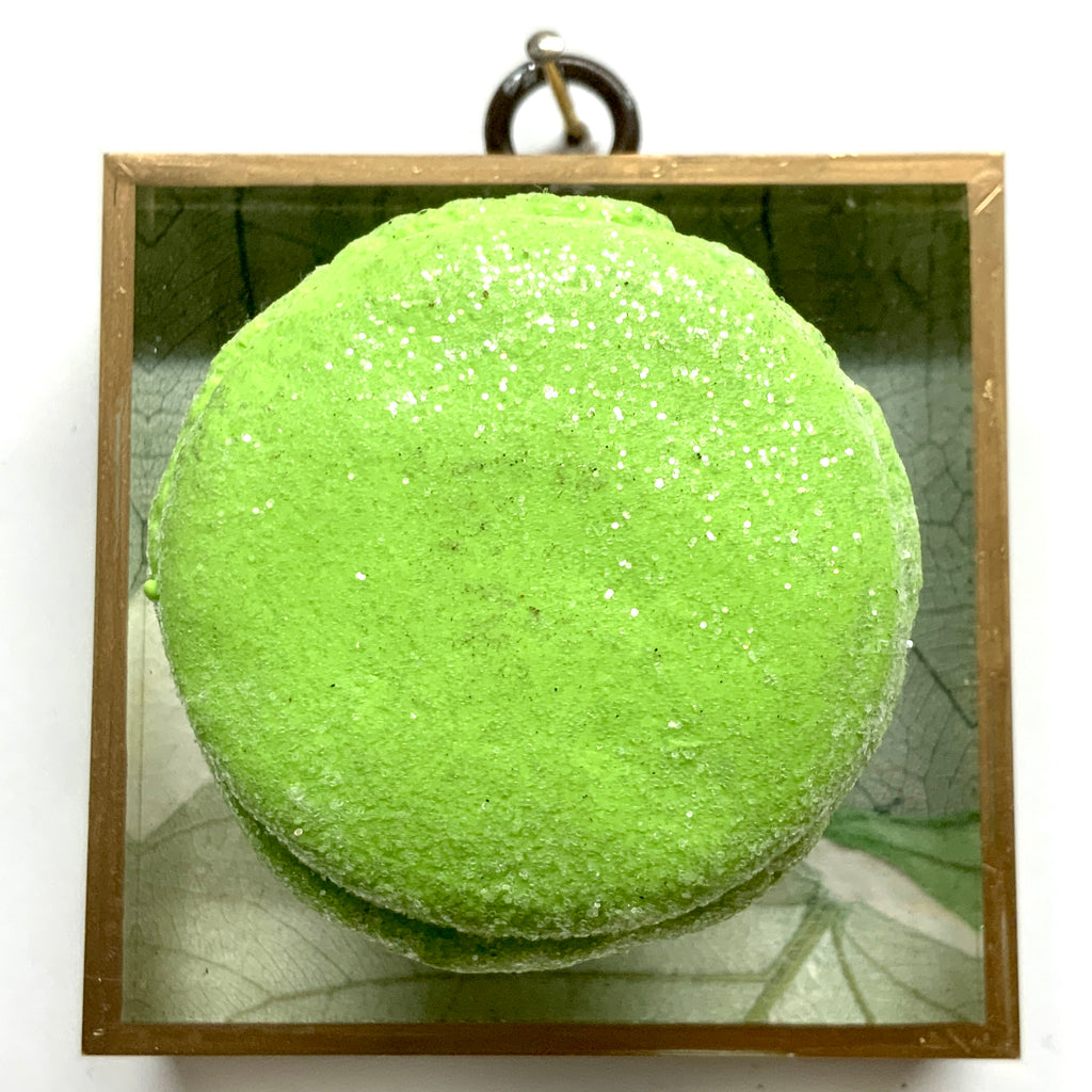 Acrylic Frame with Macaron on Mulberry Paper / Slight Imperfections (3