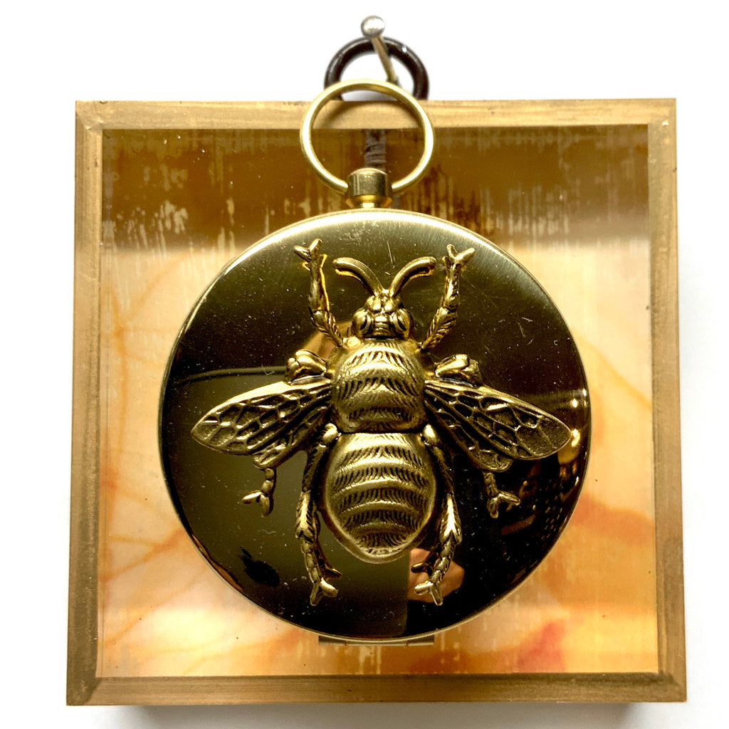 Acrylic Frame with Grande Bee on Compass / Slight Imperfections (3