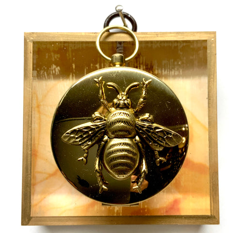 Acrylic Frame with Grande Bee on Compass / Slight Imperfections (3