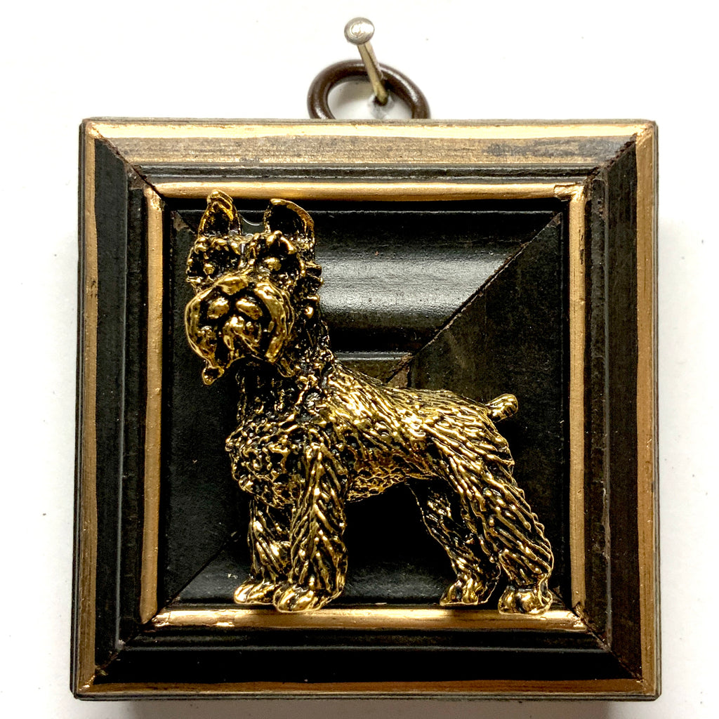 Wooden Frame with Schnauzer (2.5
