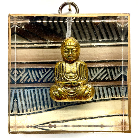 Acrylic Frame with Buddha on Coromandel / Slight Imperfections (3