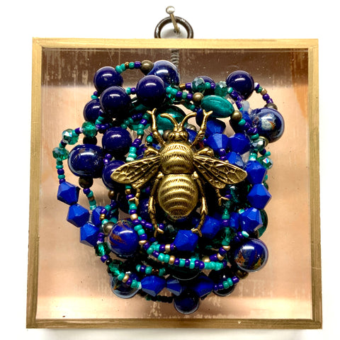 Acrylic Frame with Grande Bee on Necklace / Slight Imperfections (4