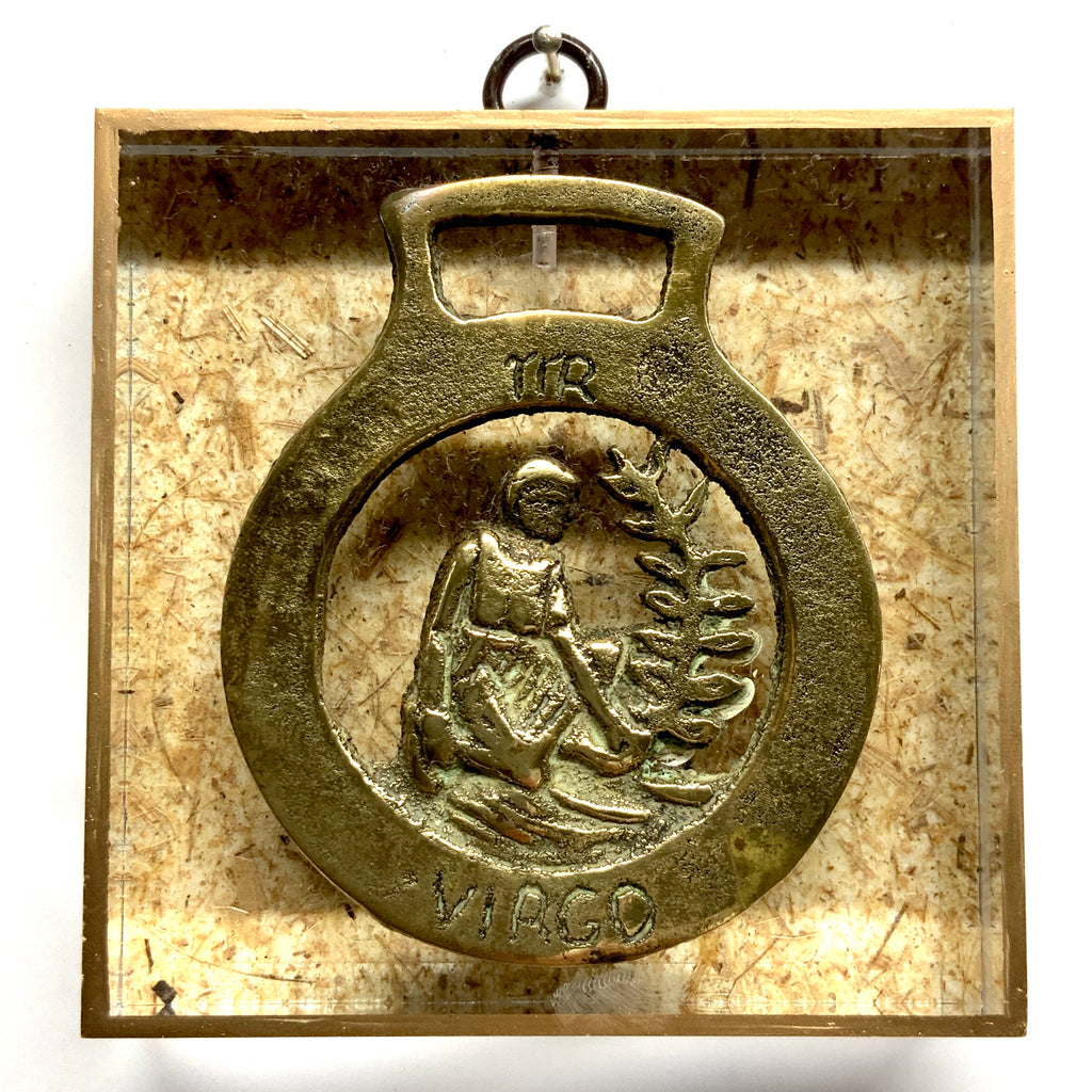 Acrylic Frame with Horse Brass / Slight Imperfections (4