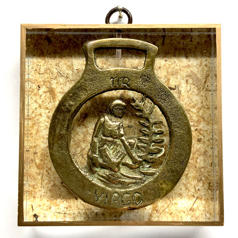 Acrylic Frame with Horse Brass / Slight Imperfections (4