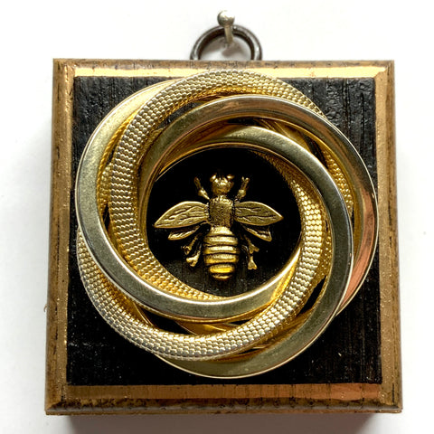 Bourbon Barrel Frame with Napoleonic Bee (2.5