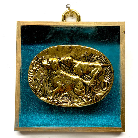 Acrylic Frame with Sporting Dogs / Slight Imperfections (3