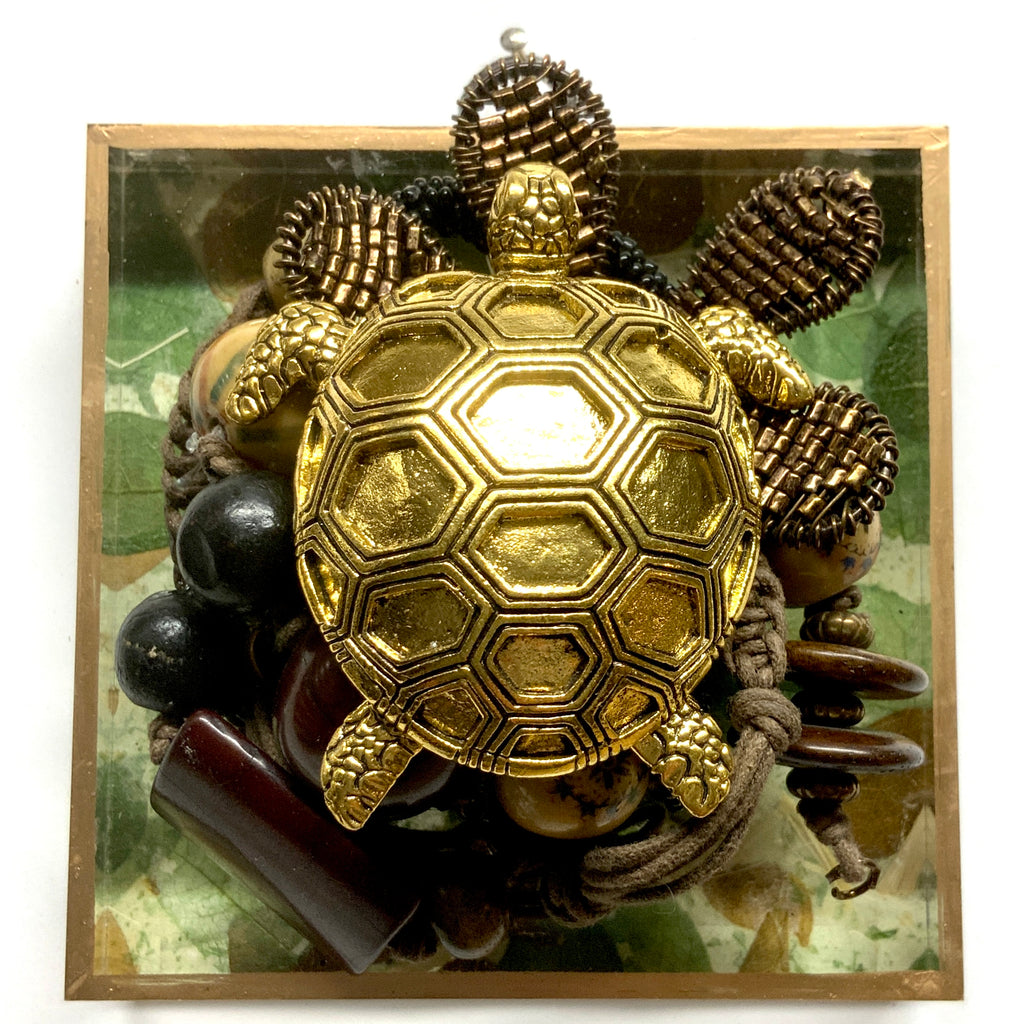 Acrylic Frame with Turtle on Necklace / Slight Imperfections (4