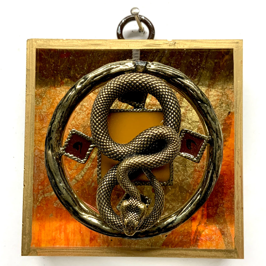 Acrylic Frame with Snake on Pendant / Slight Imperfections (3
