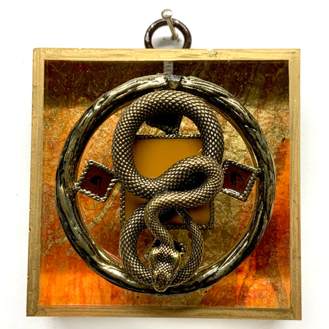 Acrylic Frame with Snake on Pendant / Slight Imperfections (3