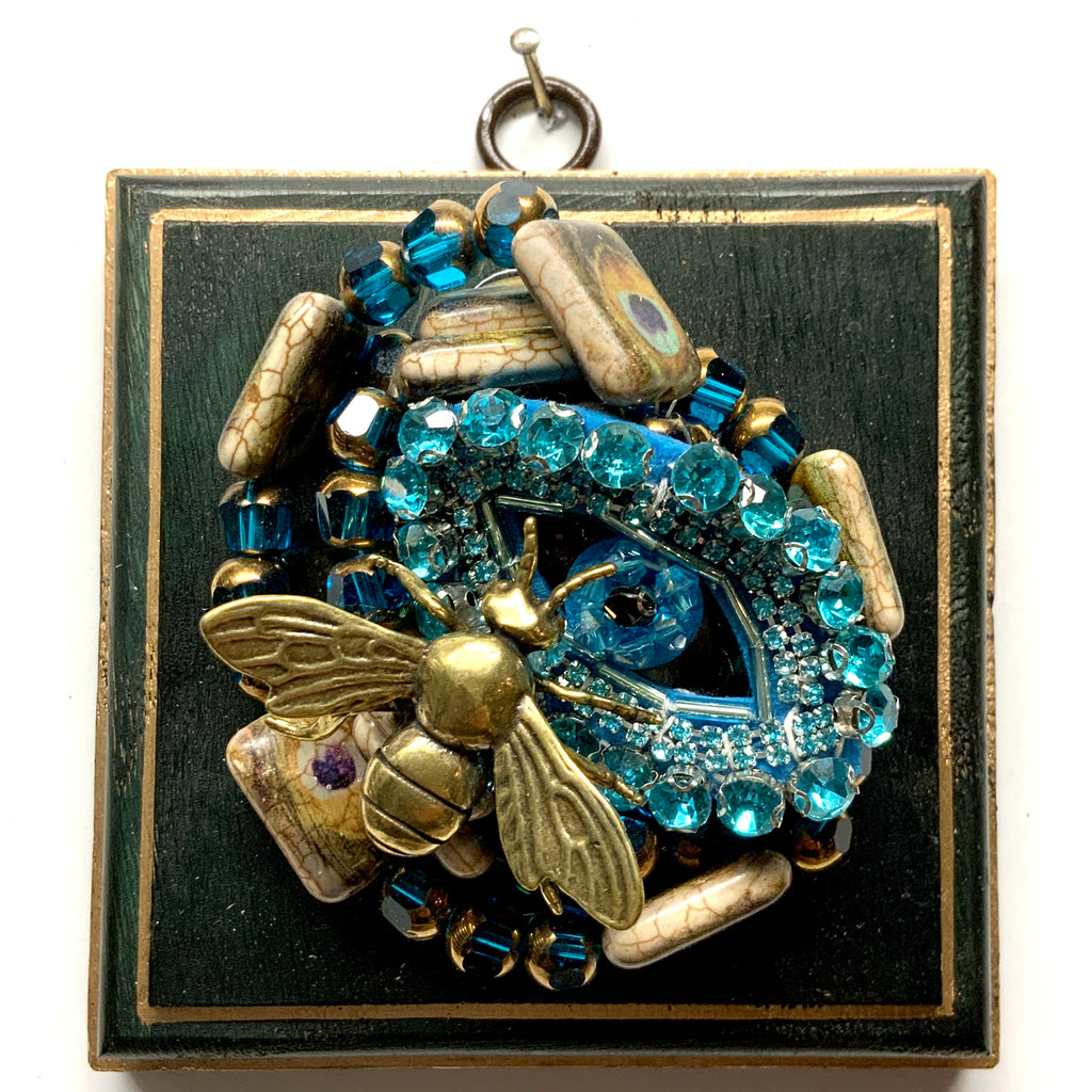Painted Frame with Bee on Necklace (4
