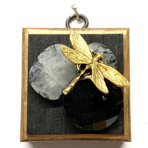 Bourbon Barrel Frame with Dragonfly (2.5