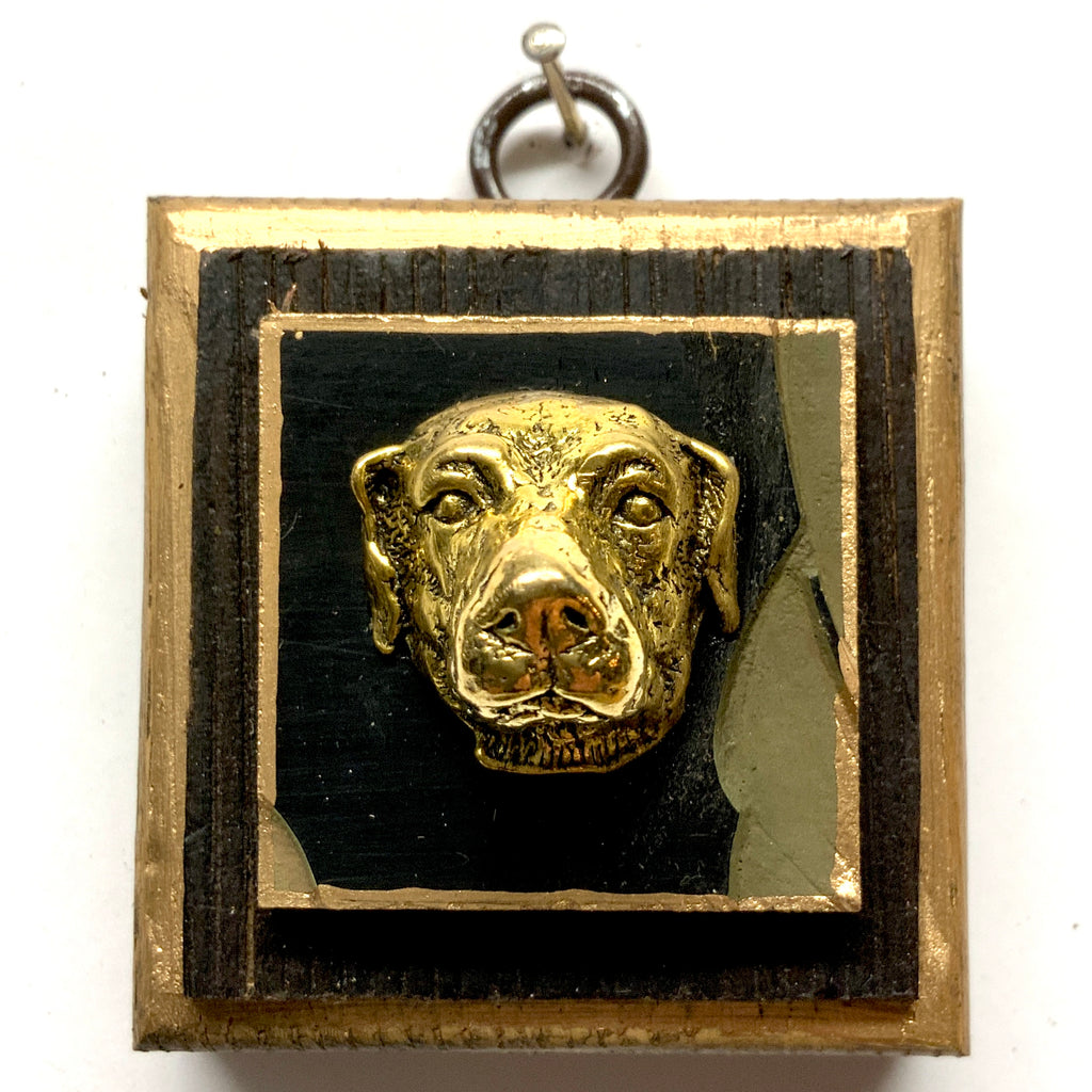 Bourbon Barrel Frame with Dog on Coromandel (2.5