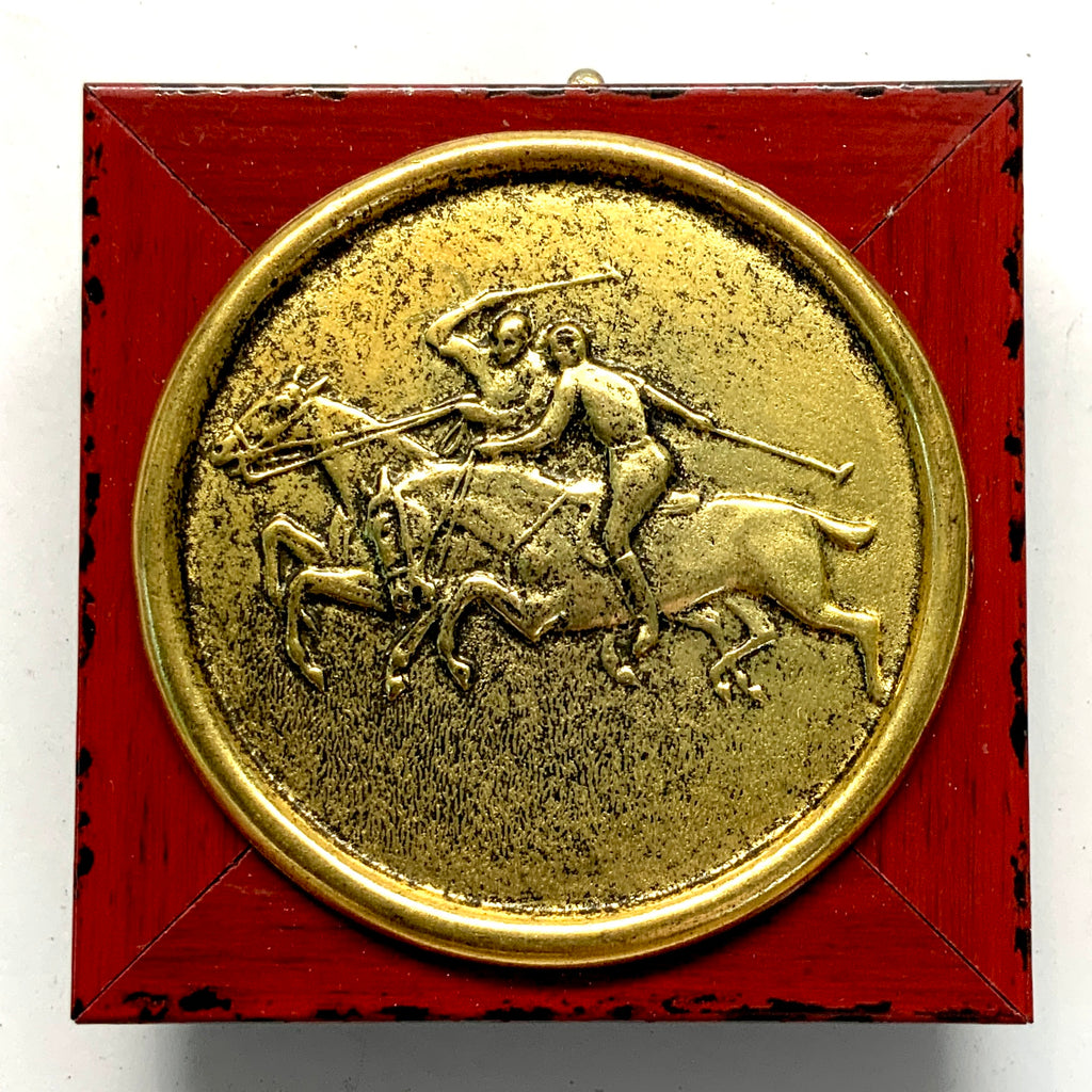 Modern Lacquered Frame with Polo Coin (3” wide)