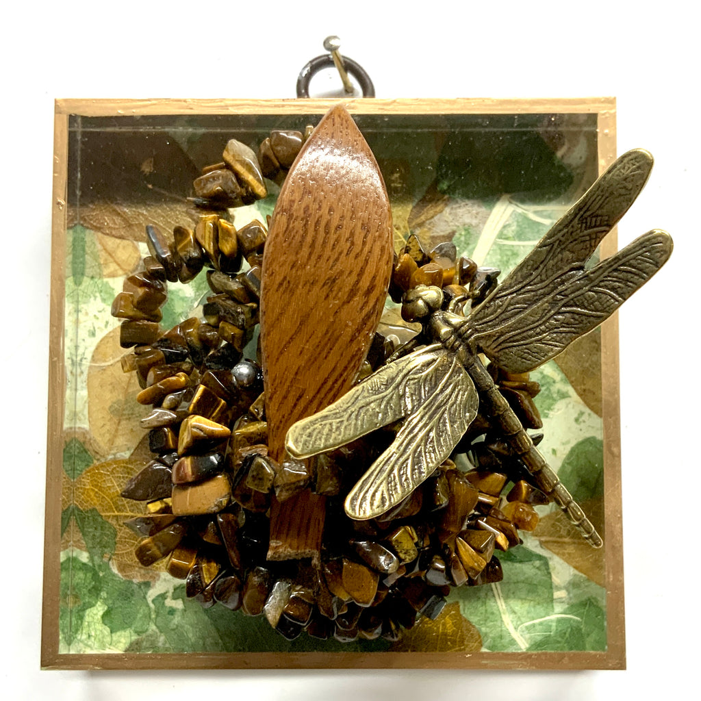Acrylic Frame with Dragonfly on Necklace / Slight Imperfections (4