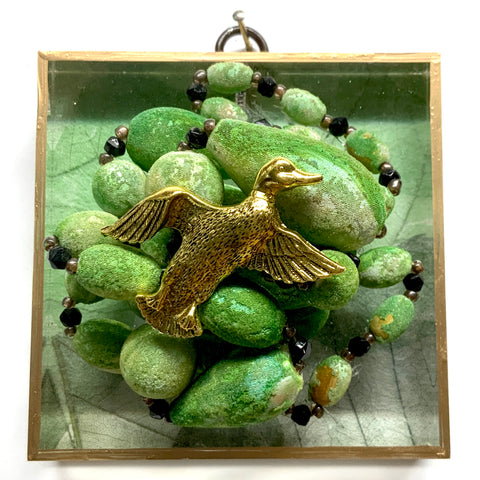 Acrylic Frame with Duck on Necklace / Slight Imperfections (4