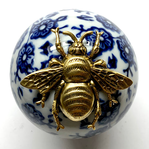 Ceramic Ball Frame with Grande Bee / Slight Imperfections (2