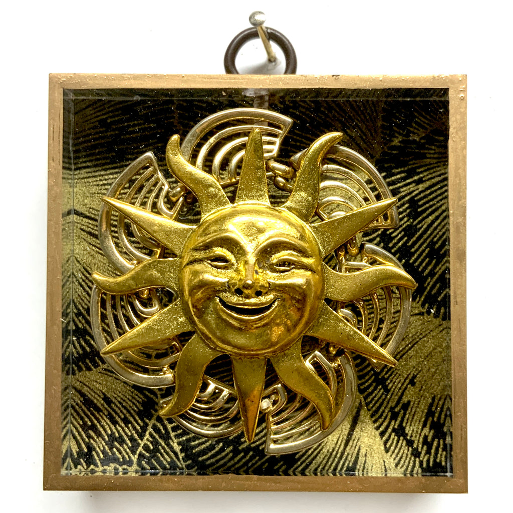 Acrylic Frame with Sun on Brooch / Slight Imperfections (3
